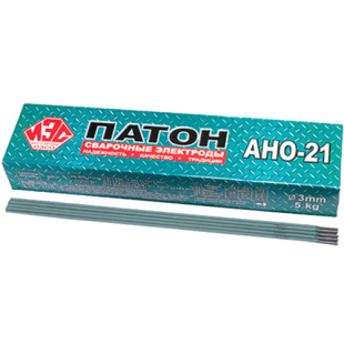 Электроды  Патон  для сварки углеродистых сталей АНО-21 ф4 /2,5 кг