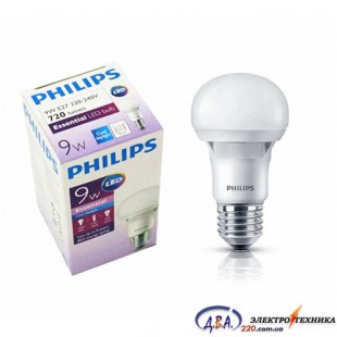 Світлодіодна лампа Philips ESS LEDBulb 9W E27 4000K 230V A60 RCA