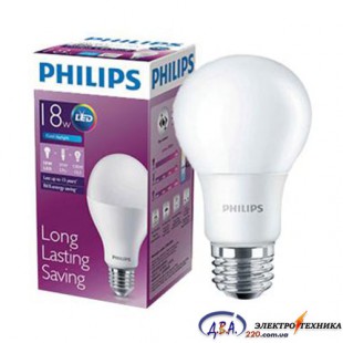 Світлодіодна лампа Philips ESS LEDBulb 18W E27 6500K 230V A65