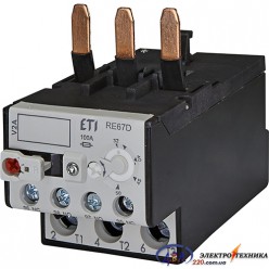 Теплове реле RE 67.1D-40 (25-40A) ETI