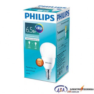 Світлодіодна лампа Philips ESS LEDLustre 6.5-60w E14 840 P48N (929001811607)