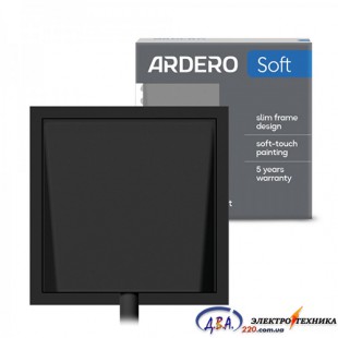 Вивід кабелю Ardero ER161C-B Soft чорний