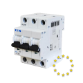 Автоматичний вимикач HL-C63/3, 3P 63А 4,5кА, Eaton (Moeller)