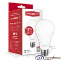 LED лампа MAXUS A65 12W м'яке світло 220V E27 (1-LED-563-P) 3000K NEW