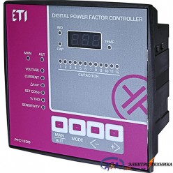 Регулятор реактивної потужності PFC 8 RS (8 ступенів, 97х97) ETI