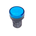 Лампа AD16DS LED-матриця d16мм синя 12В AC/DC IEK