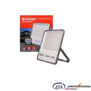 Світлодіодний прожектор ETRON PROFESSIONAL 200W IP 65 5000 1-ESP-238