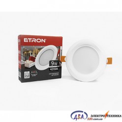 Светильник светодиодный ETRON Dekor Power 1-EDP-625 9W 4200 K IP20 круг