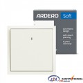 Вимикач 1-клавішний Ardero EV111L-W Soft 10А з підсвіткою білий