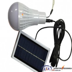 Світлодіодна SMD лампа Right Hausen на акумуляторі (зарядка +сонячна батарея)