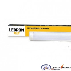 LED св-к LEBRON L-T8-LPP, 18W, 600*43*23, 6200K, 1500Lm, IP65