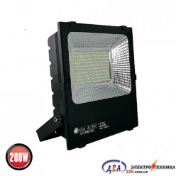 Прожектор SMD LED 200W 6400K чор. 17000Lm/5/leopar-200