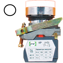 Кнопка ВК-011 НЦИЛБ 1З  1НО  белая ( PF )