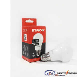 Лампа светодиодная ETRON  Light Power A55 8W 3000K E27 1-ELP