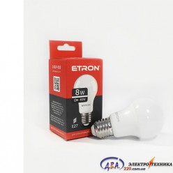 Лампа светодиодная ETRON  Light Power A55 8W 4200K E27 1-ELP-010