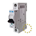 Автоматичний вимикач HL-C6/1, 1P 6А 4,5кА, Eaton (Moeller) 