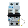 Автоматичний вимикач HL-C25/2, 2P 25А 4,5кА, Eaton (Moeller)