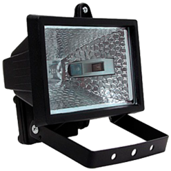 Прожектор ИО 1000 галогенный чорный IP 54 IEK