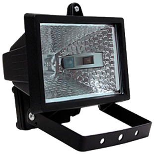 Прожектор ИО 1000 галогенный чорный IP 54 IEK