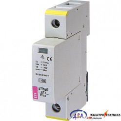 Обмежувач перенапруги ETITEC D T3 275/3 (1+0) 1p ETI