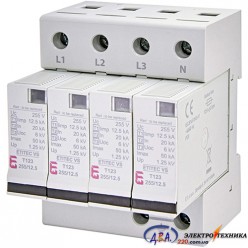 Обмежувач перенапруги ETITEC V T12 280/12,5 (4+0) ETI