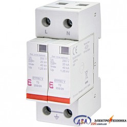 Обмежувач перенапруги ETITEC V 2T2 255/20 (4+0) ETI