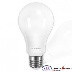 LED лампа GLOBAL A60 12W яскраве світло 220V E27 AL (1-GBL-166) 4100K