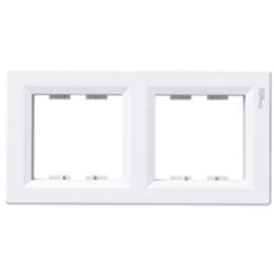 Рамка  Asfora  2-постовая, белая, EPH5800221, Schneider Electric